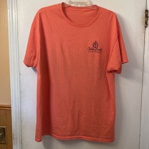 Outer Banks salmon short sleeve tee shirt